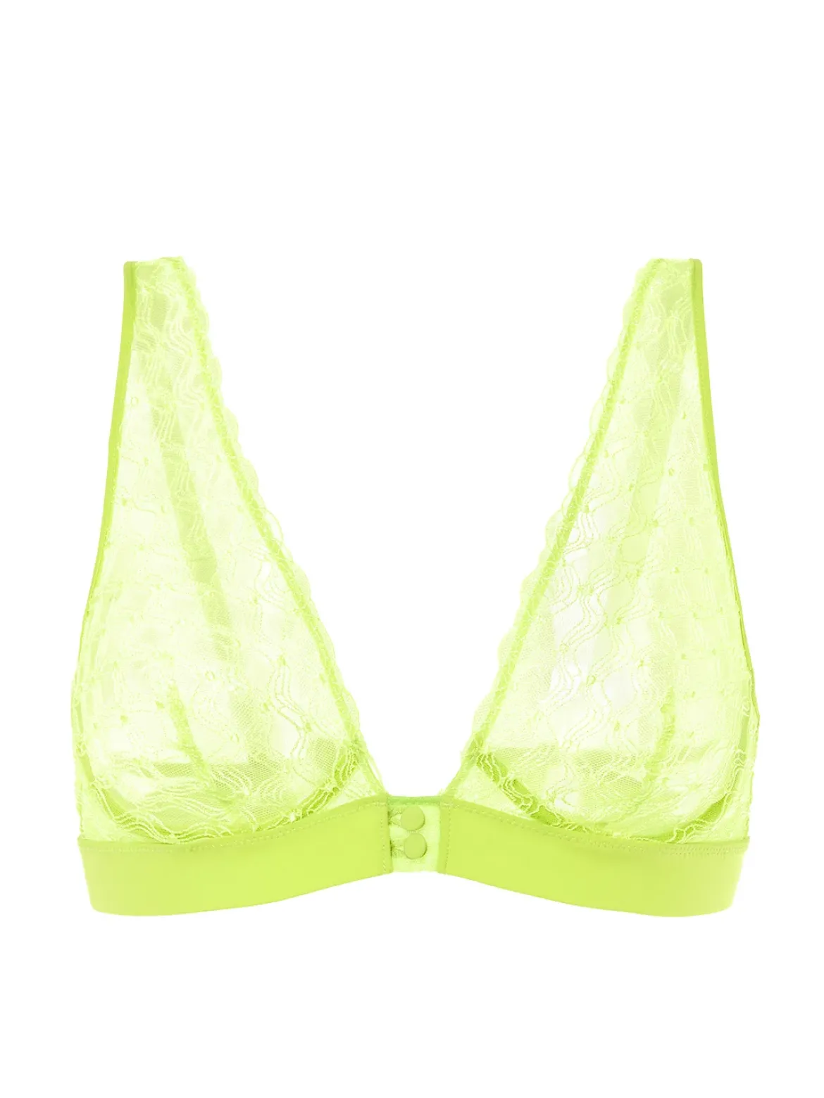 Soutien-gorge triangle avec armatures - Lime