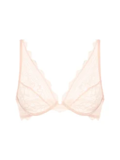 Soutien-gorge triangle avec armatures - Poudre Pétale