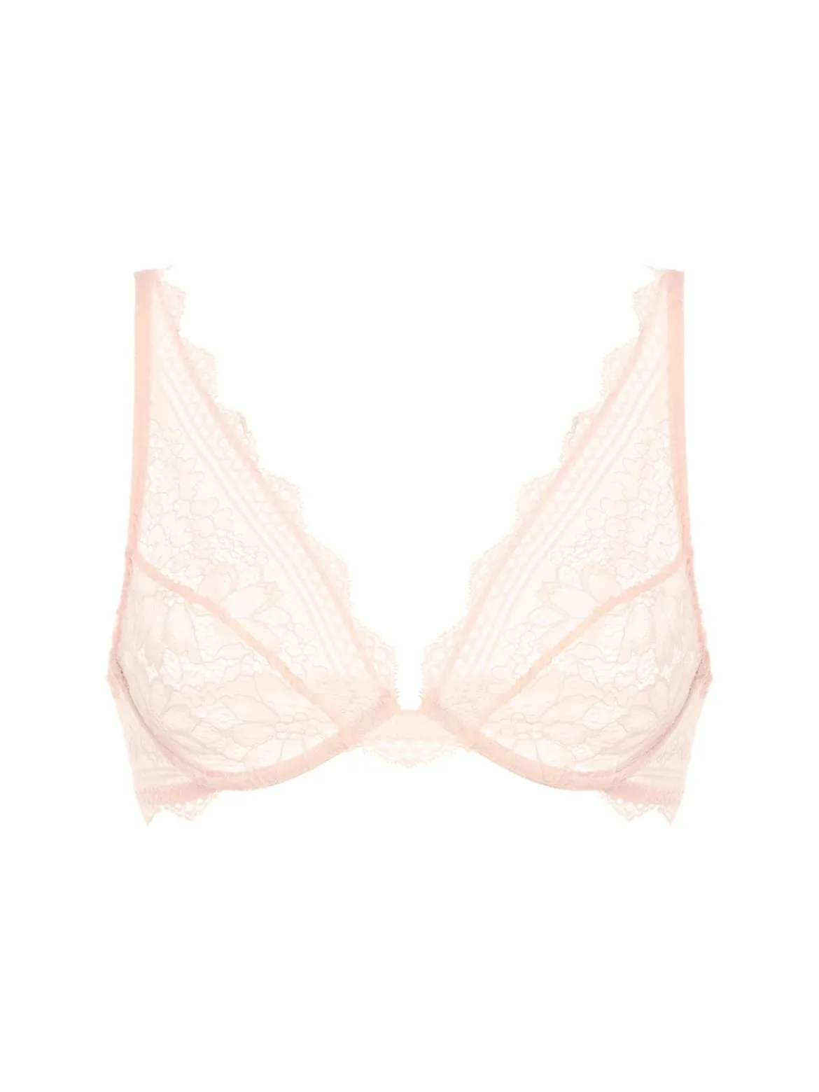 Soutien-gorge triangle avec armatures - Poudre Pétale