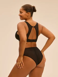 Soutien-gorge triangle avec armatures - Noir