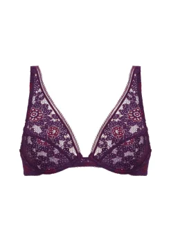 Soutien-gorge triangle avec armatures - Violet Euphoria