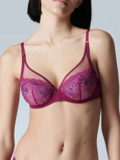 Soutien-gorge triangle emboitant décolleté plongeant - Syrah