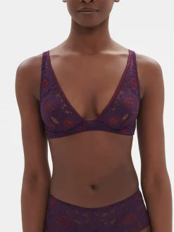 Soutien-gorge triangle sans-armatures - Violet Euphoria
