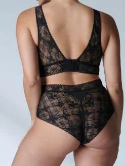 Soutien-gorge triangle sans-armatures - Noir