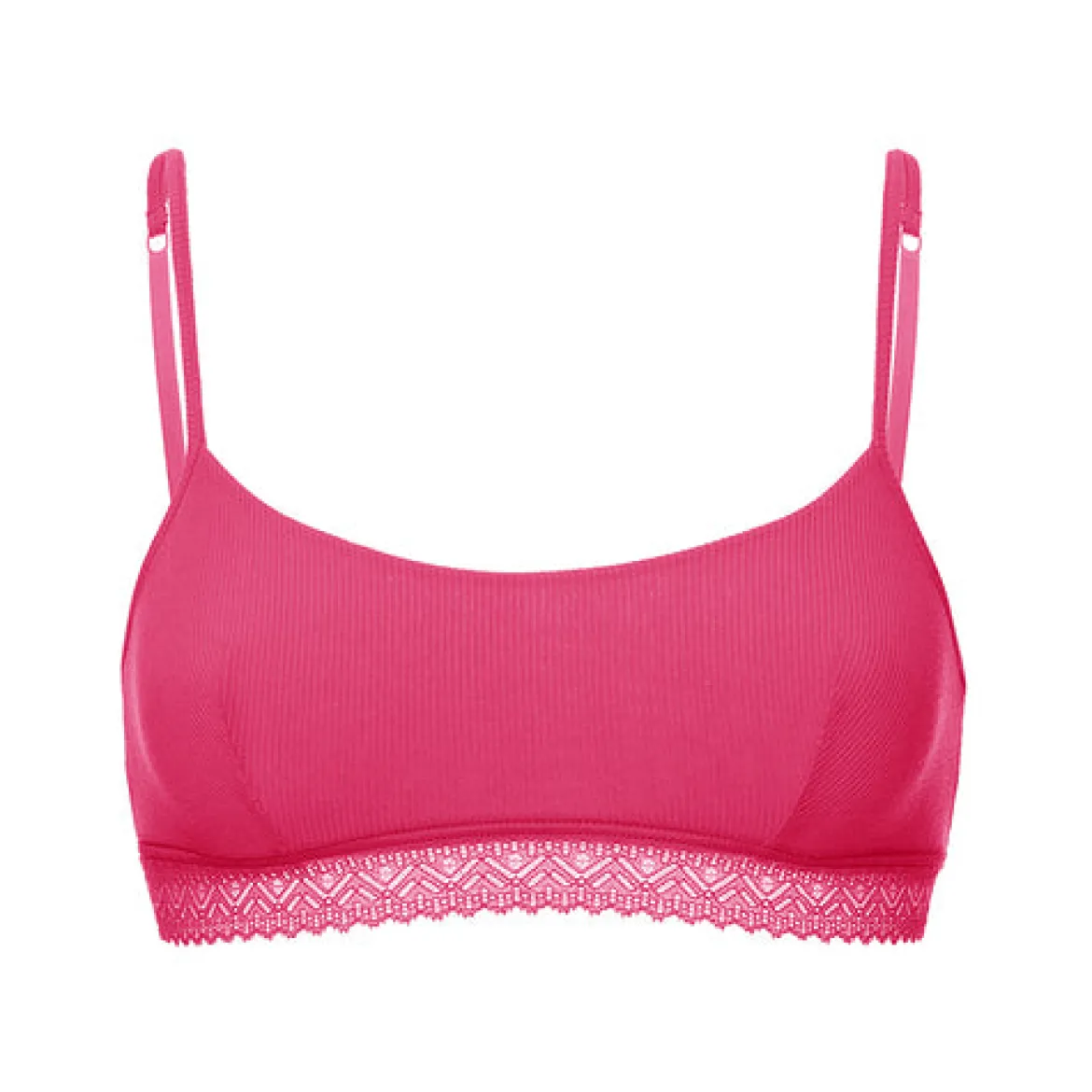 Soutien-gorge triangle sans-armatures - Fuschia