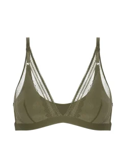 Soutien-gorge triangle sans-armatures - Vert Aventure