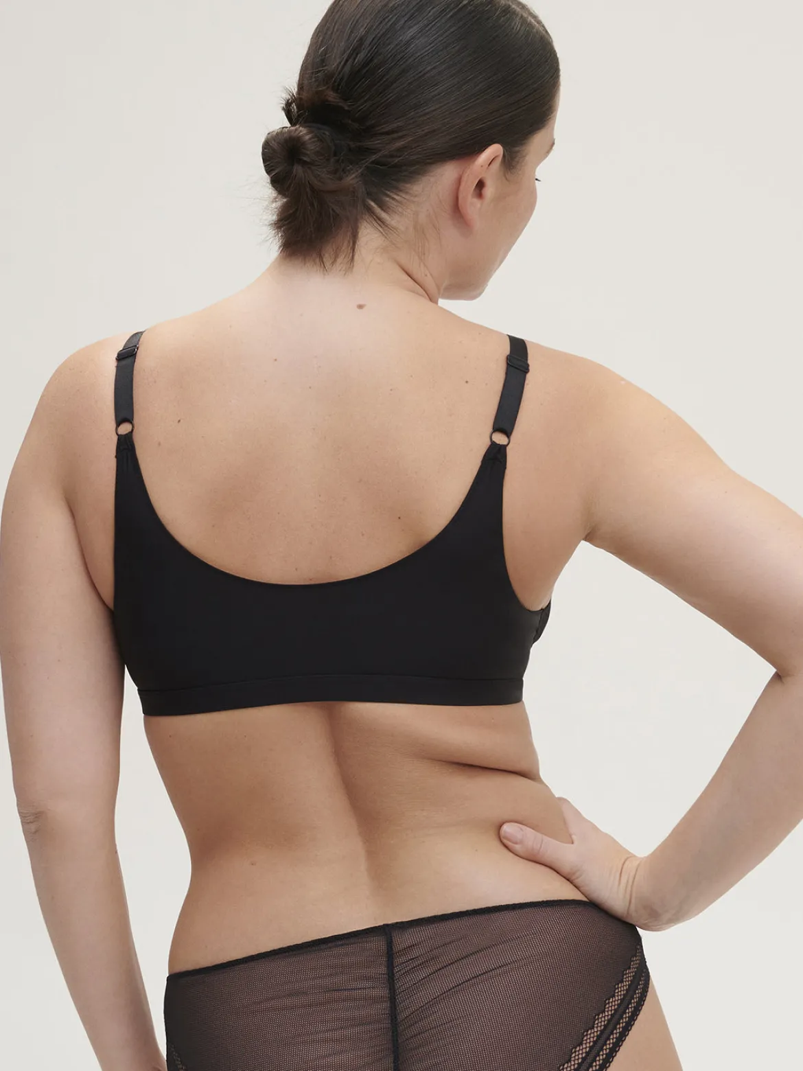Soutien-gorge triangle sans-armatures - Noir
