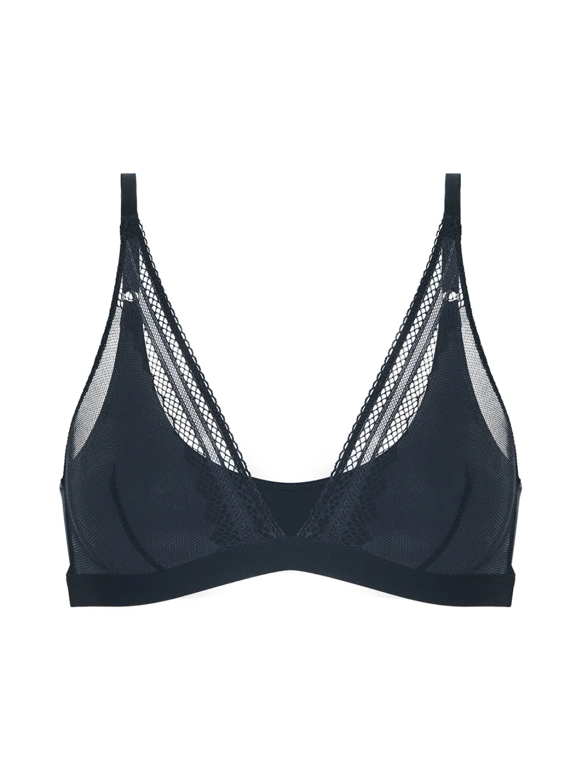 Soutien-gorge triangle sans-armatures - Noir