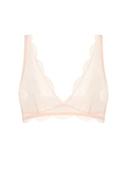 Soutien-gorge triangle sans armatures - Poudre pétale