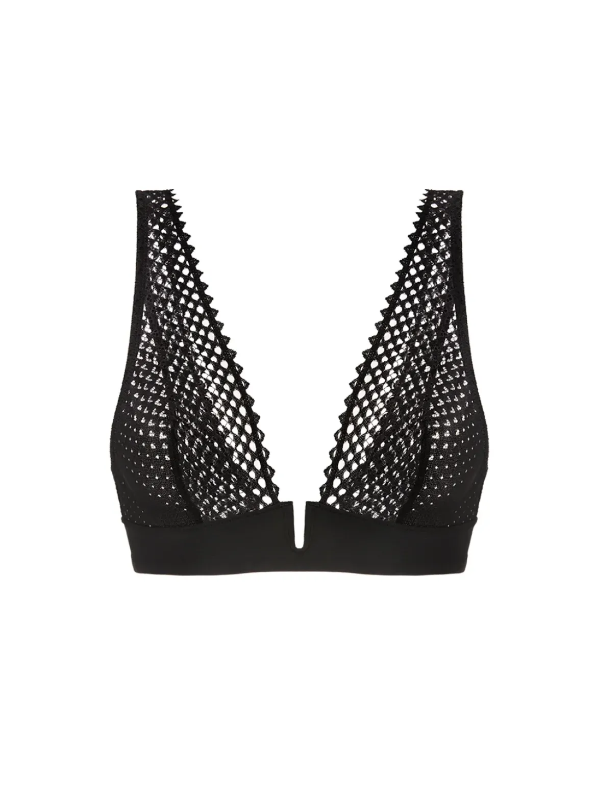 Soutien-gorge triangle sans armatures - Noir