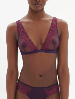 Soutien-gorge triangle sans-armatures - Violet Euphoria