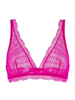 Soutien-gorge triangle sans-armatures - Rose Hibiscus
