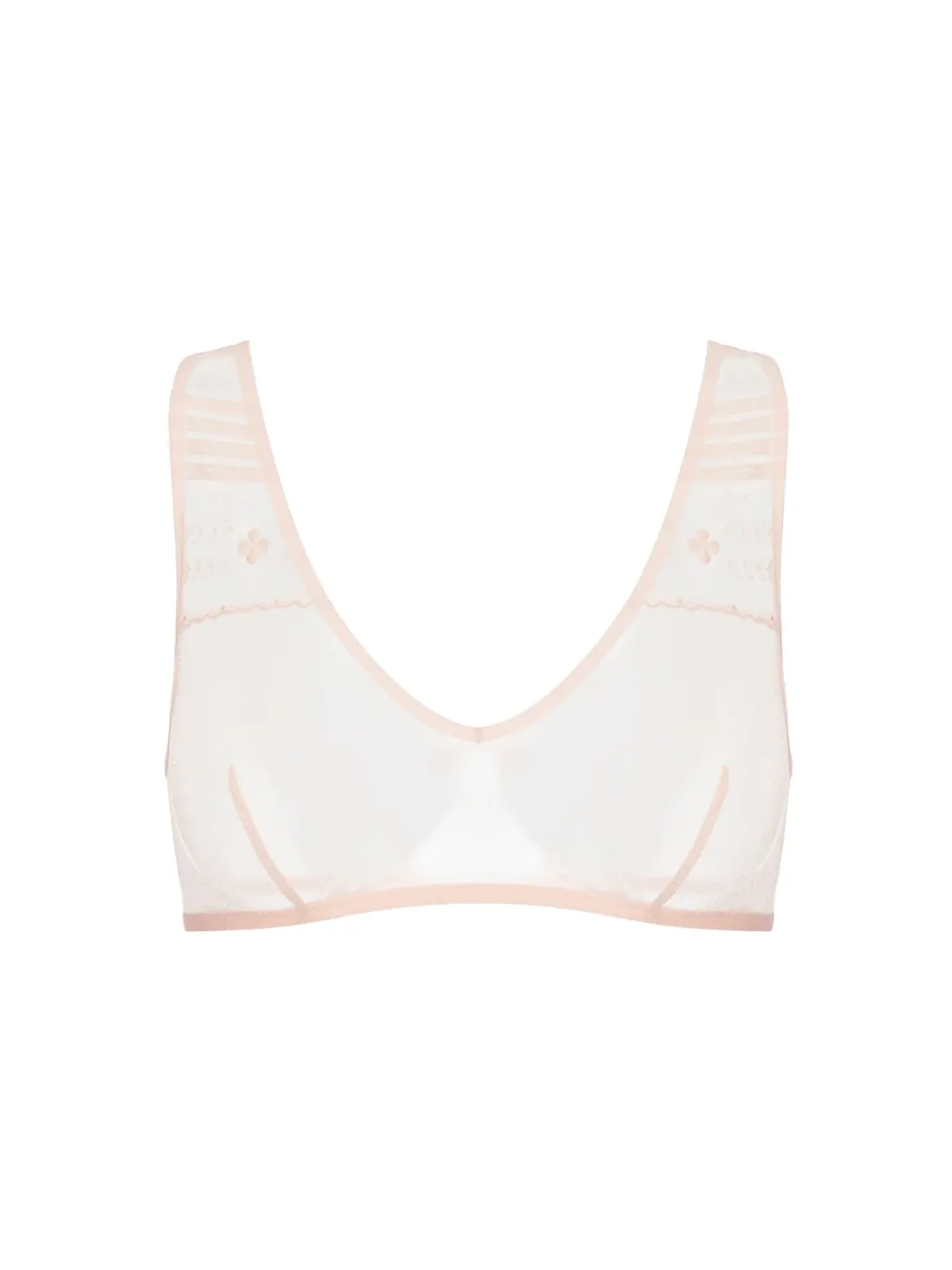 Soutien-gorge triangle sans-armatures - Poudre pétale