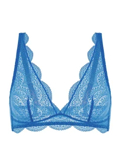 Soutien-gorge triangle sans-armatures - Bleu Myosotis