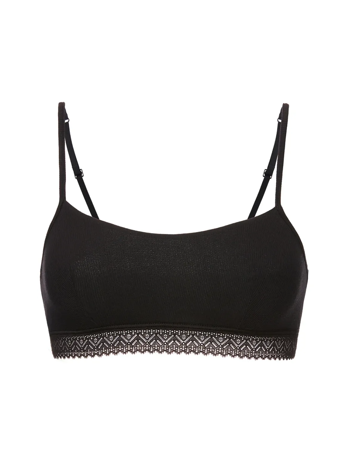 Soutien-gorge triangle sans-armatures - Noir