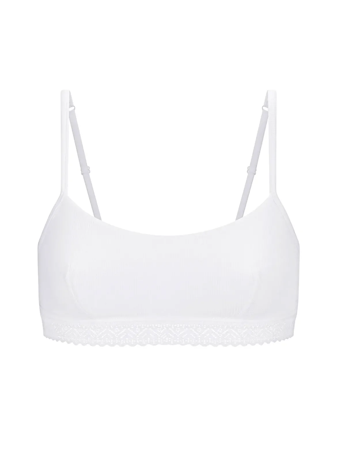 Soutien-gorge triangle sans-armatures - Blanc