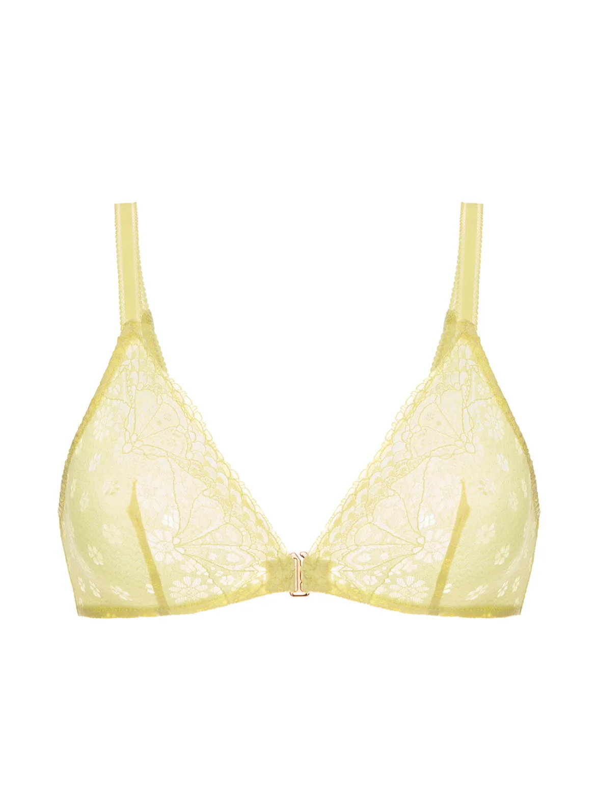Soutien-gorge triangle sans-armatures - Jaune Yuzu