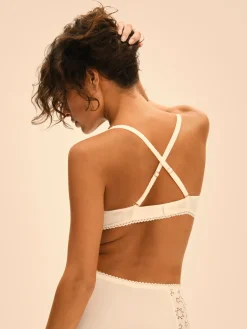 Soutien-gorge triangle sans-armatures - Naturel