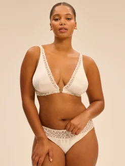 Soutien-gorge triangle sans-armatures - Naturel