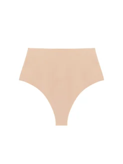 String gainant taille haute - Peau Rosée