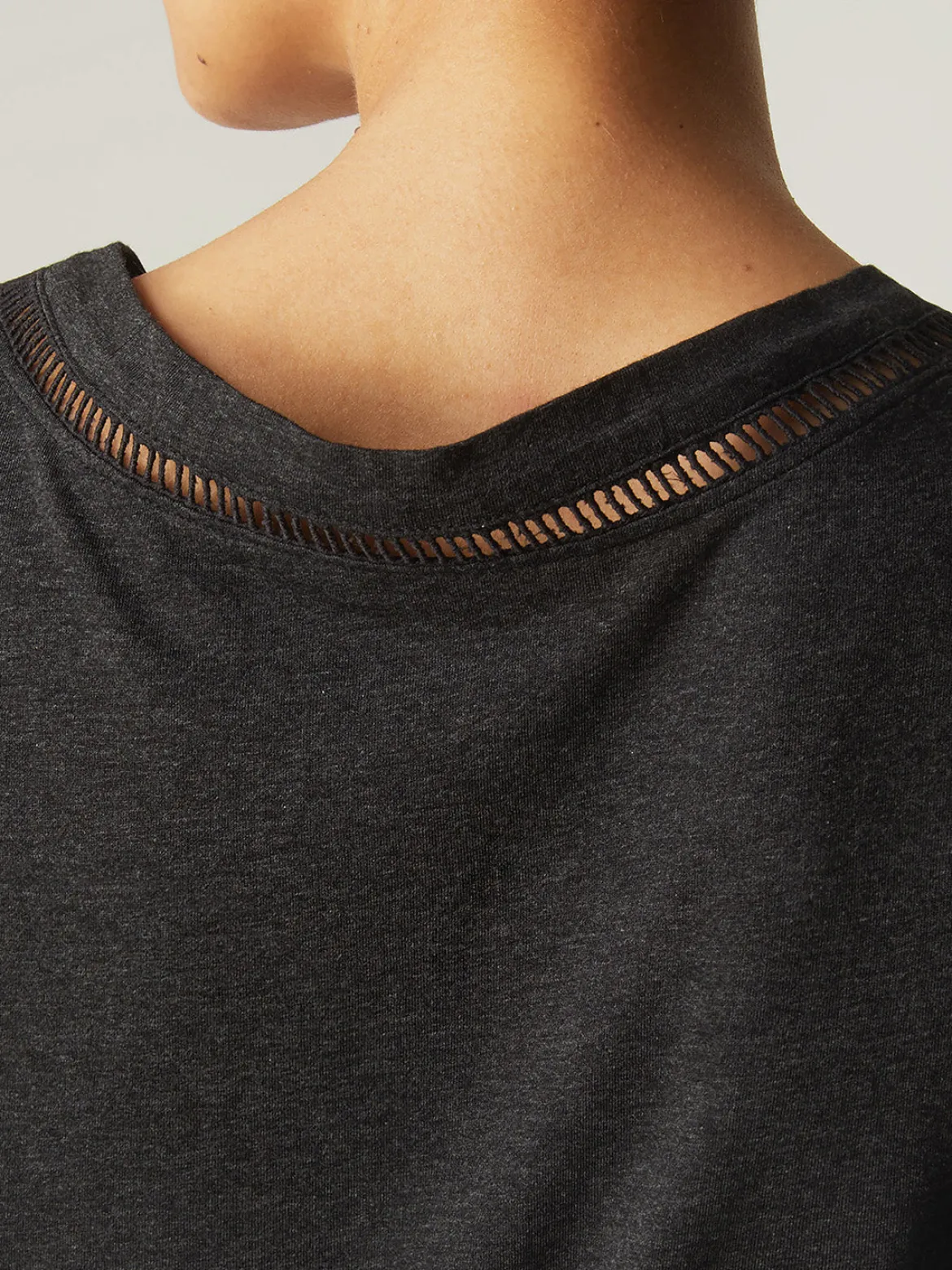 Top manches longues - Anthracite chiné