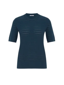 T-shirt manches courtes - Bleu pétrole