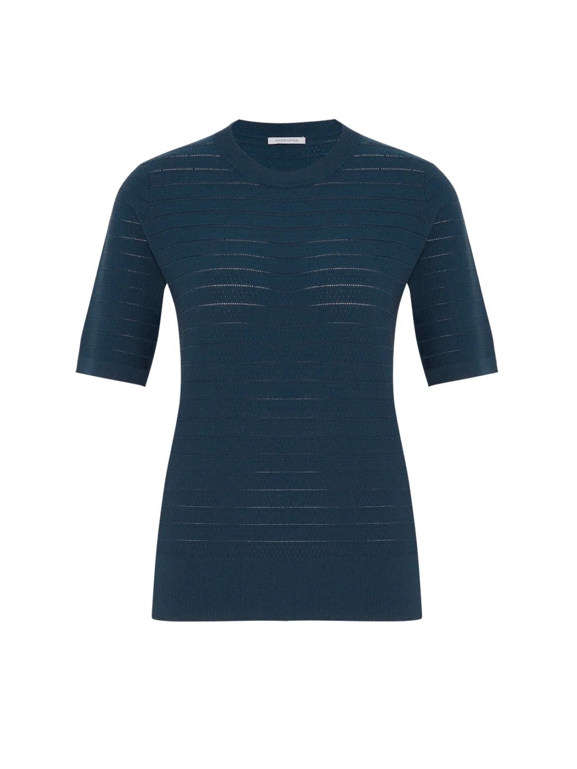T-shirt manches courtes - Bleu pétrole